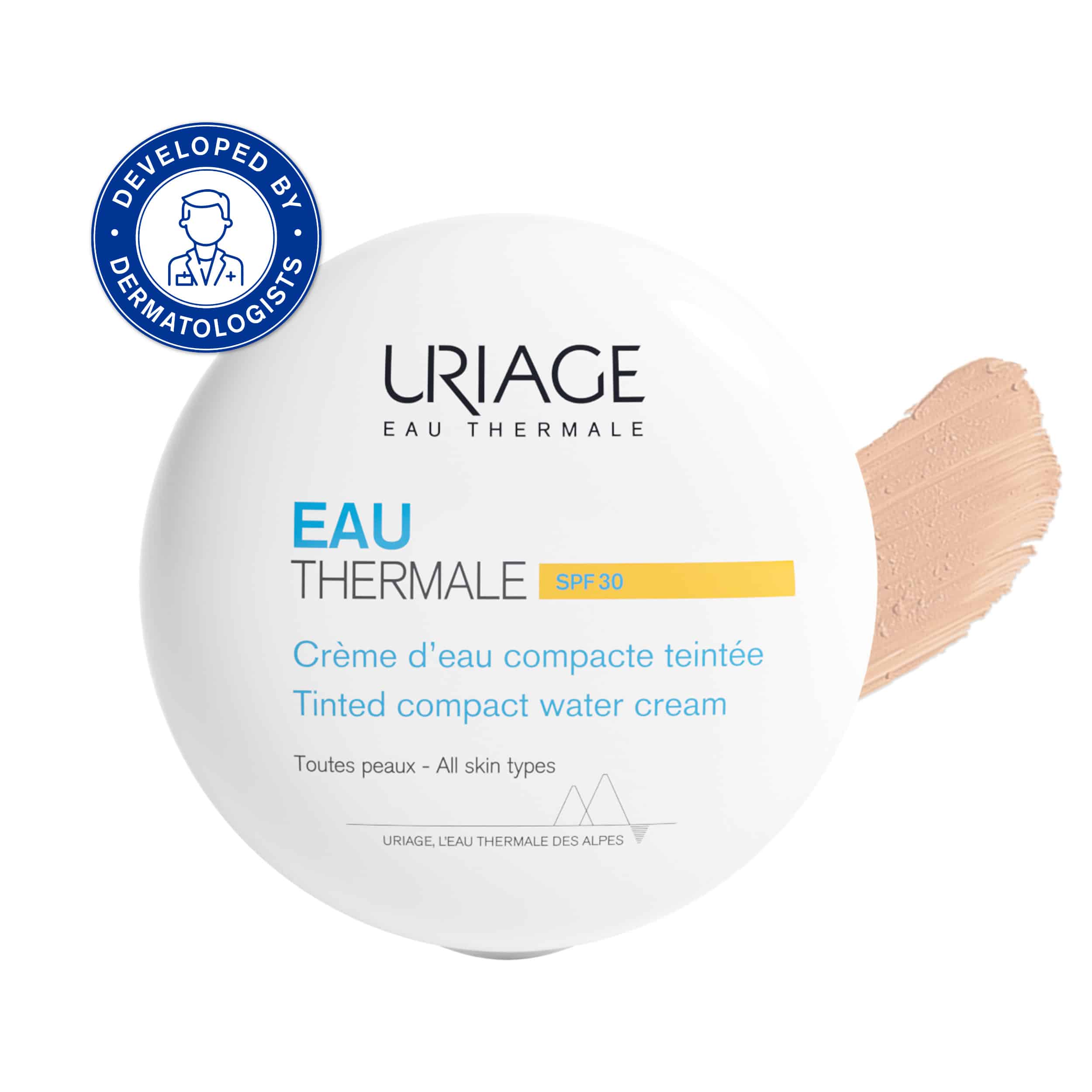 URIAGE - EAU THERMALE Creme D'Eau Compacte Teintee SPF30 - 10gr